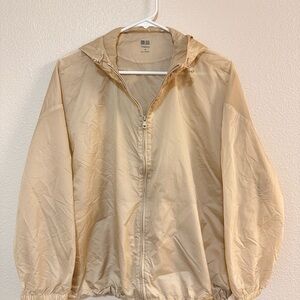 Uniqlo Tan Windbreaker Jacket